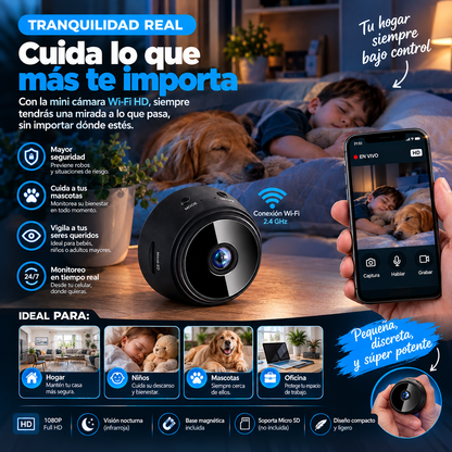 Mini Camara Espia De Seguridad