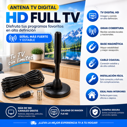 Antena Tv Digital Hd  ANTENA HD FULL TV