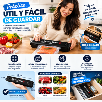 Vacunm Sealer™ - Selladora de Alimentos